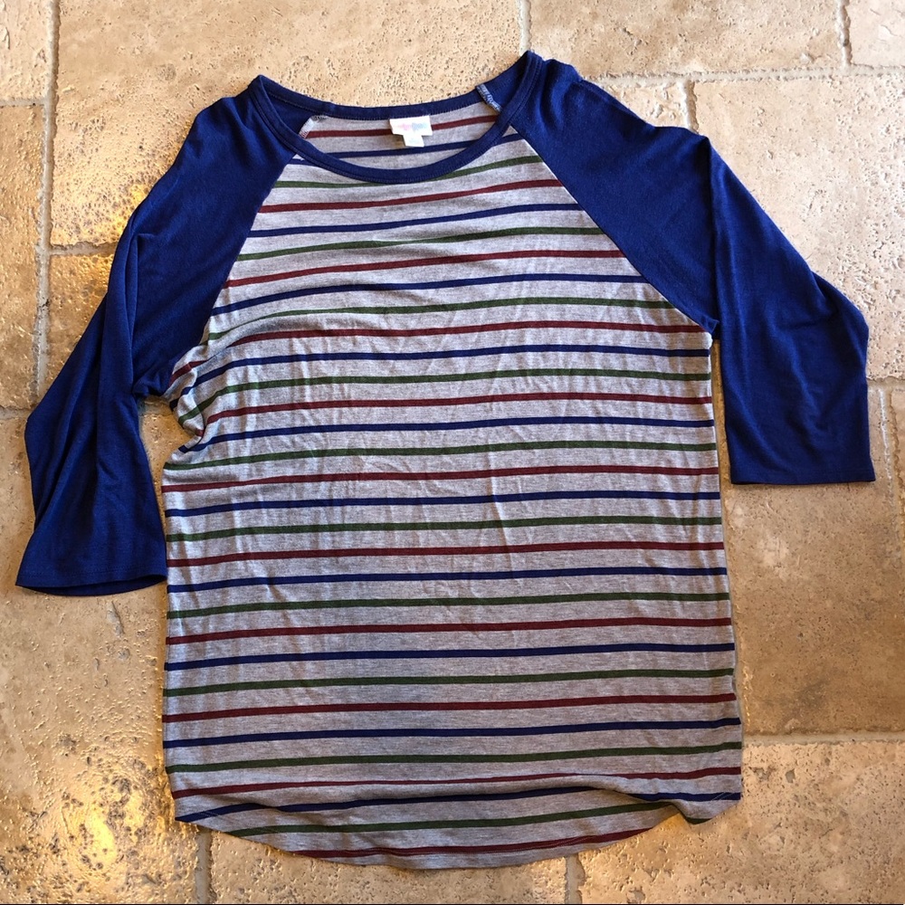 Lularoe Randy Baseball 3/4 Sleeve Tee